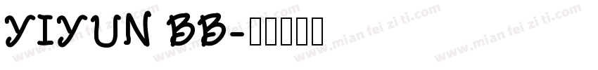 YIYUN BB字体转换